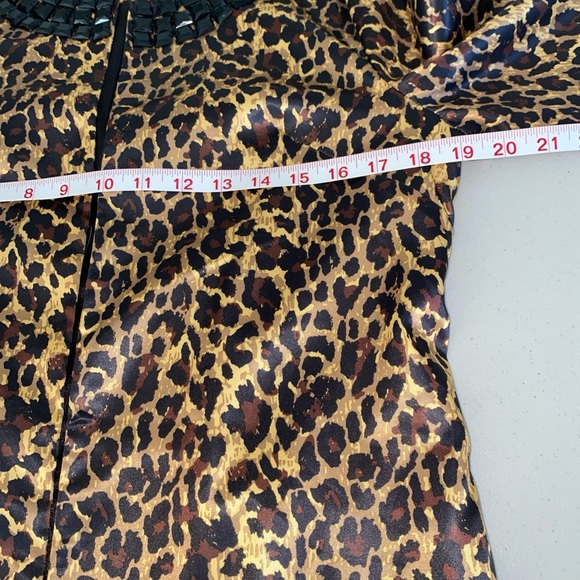 RARE Leopard Print Over Coat | Embellished Collar & Sleeves | Statement Piece - Picture 11 of 13